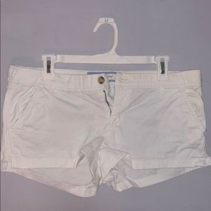 Abercrombie & Fitch White Chino Shorts